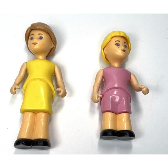 Vtg Little Tikes Dollhouse Family People Mom Girl Mother Daughter Sister Figures - Picture 1 of 7